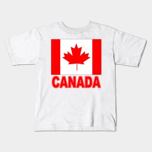 The Pride of Canada - Canadian Flag Design Kids T-Shirt